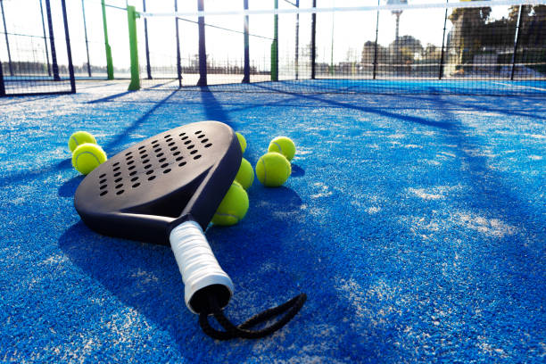 Padel tennis racket and Padel balls