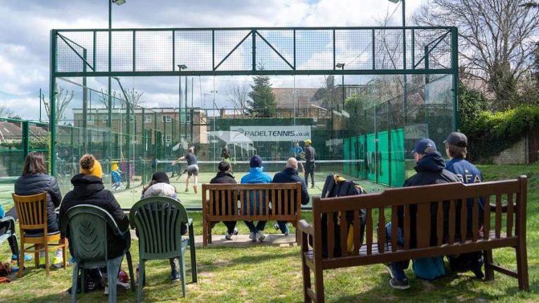 Hazelwood Sports Club Spectators Watch A Padel Match